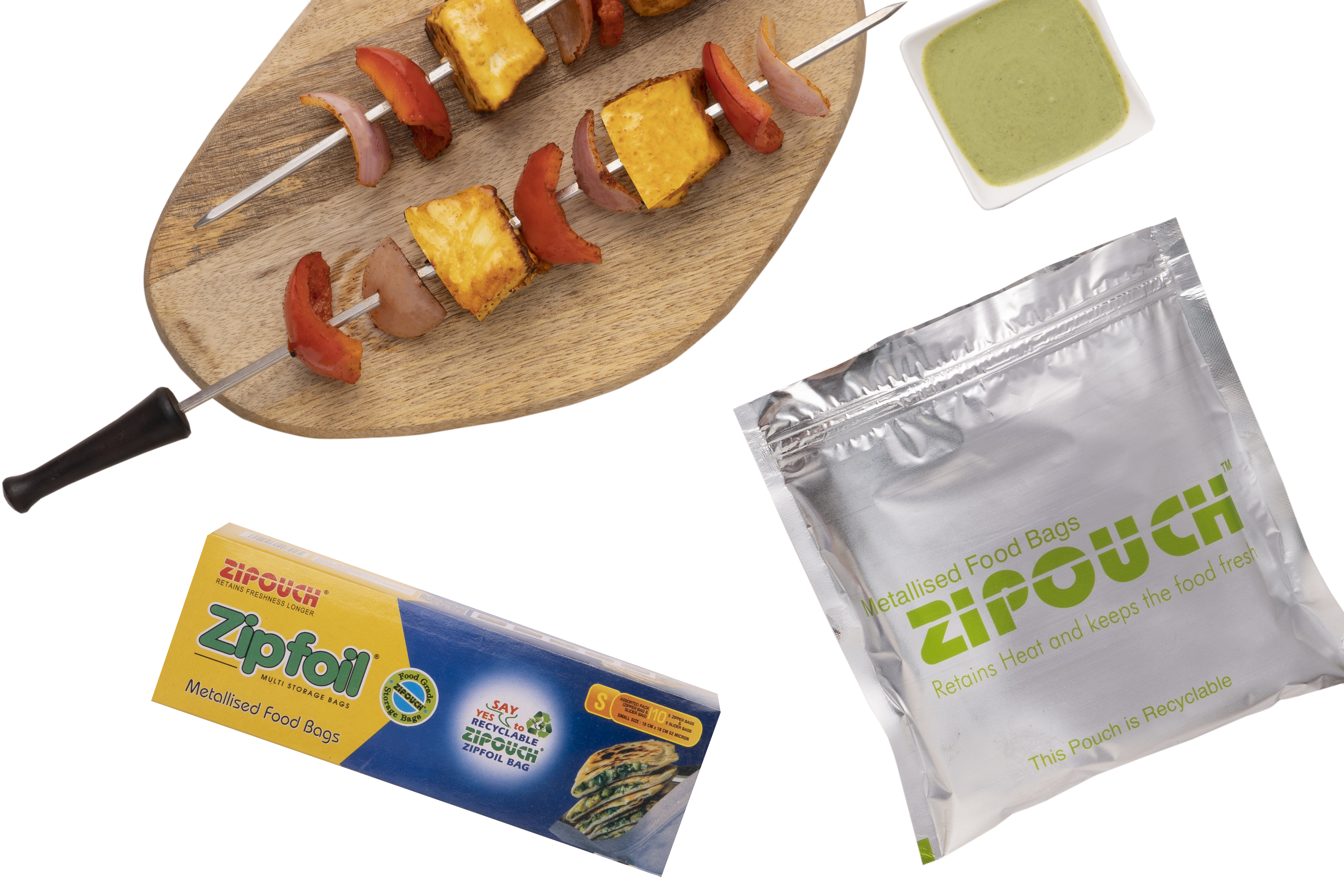 Zipouch — Metallised Food Storage Bags